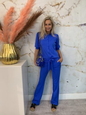 Travel Pants Flair Cobalt