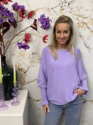 Top Lexy Ruffle Purple