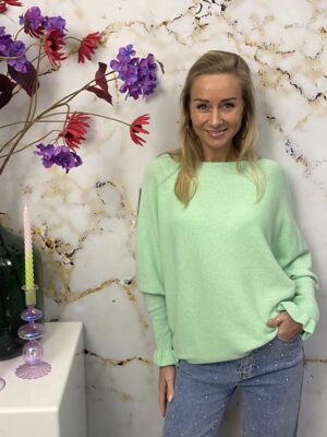 Top Lexy Ruffle Mint
