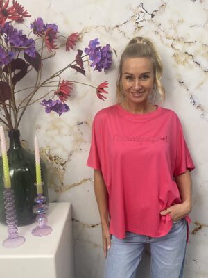 T Shirt Champagne Hot Pink