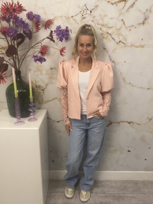 Blazer Lace Baby Pink
