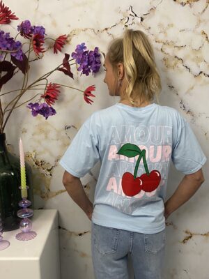 T shirt Cherry Amour Blue