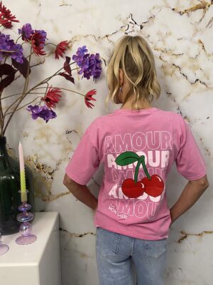 T Shirt Cherry Amour Pink