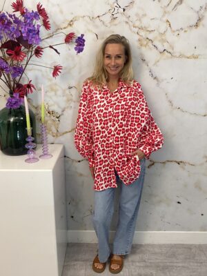Blouse Tiger Red
