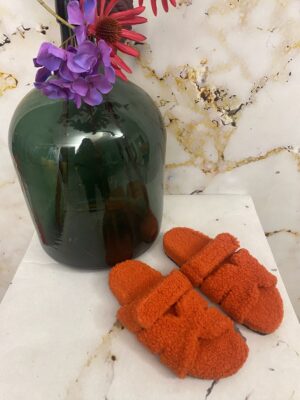 Fluffy Slides Orange